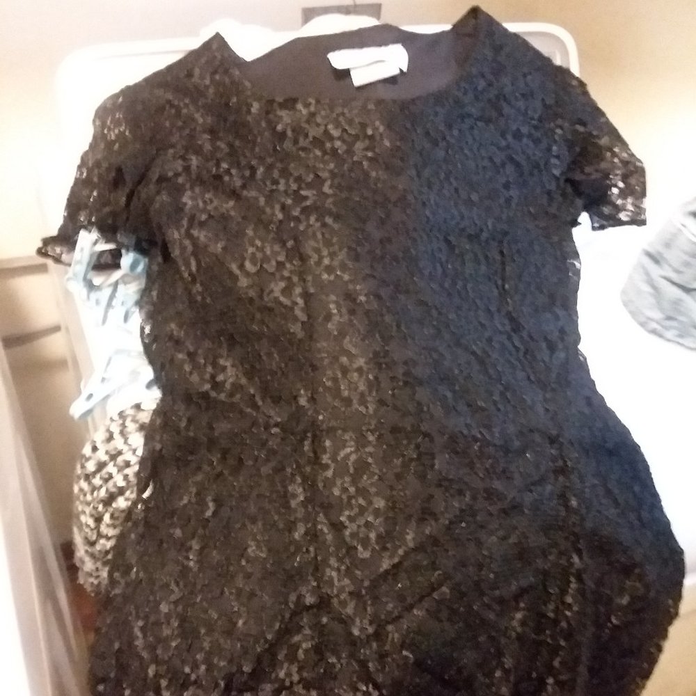 DBY Black Lace Vintage Dress